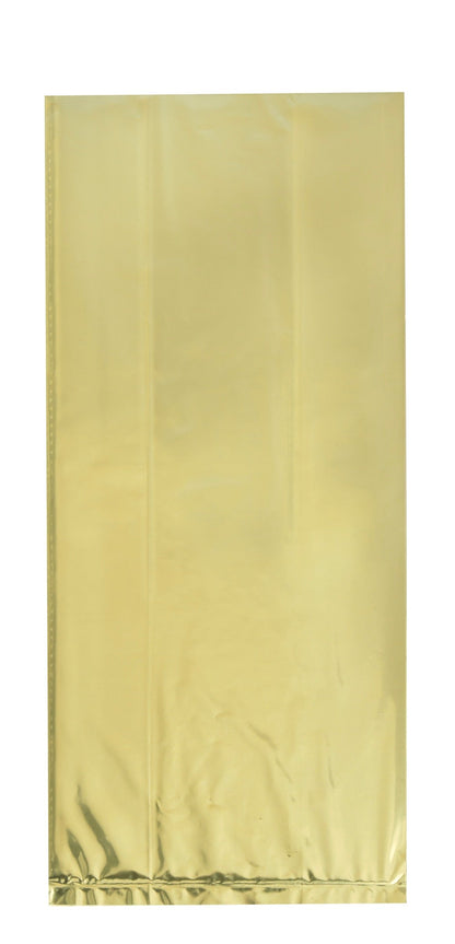Gold Foil Cellophane Bags 10ct