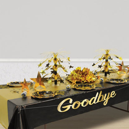 Foil Gold Goodbye Streamer