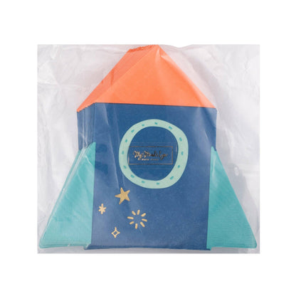 Rocket Shaped Paper Napkins 18ct