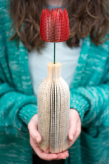 Valentine Flower with Vase-Gift for Mom