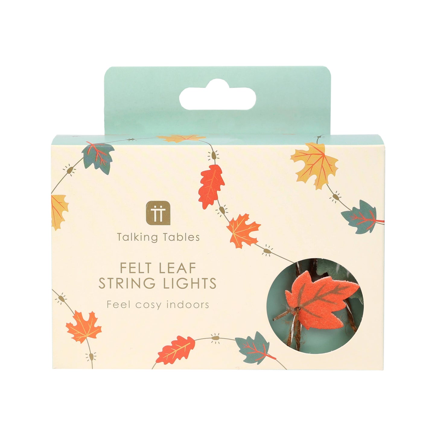 Fall Felt Leaf String Lights