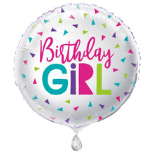 #063 Confetti Birthday Girl 18in Balloon