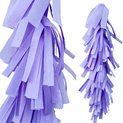 Fringed Tissue Balloon Tassel ( Solid Colors)