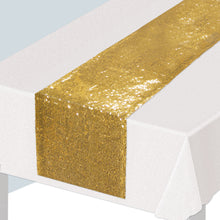Sequined Table Runner - Gold