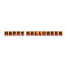 Groovy Halloween Happy Halloween Tissue Fringe Banner 2pc