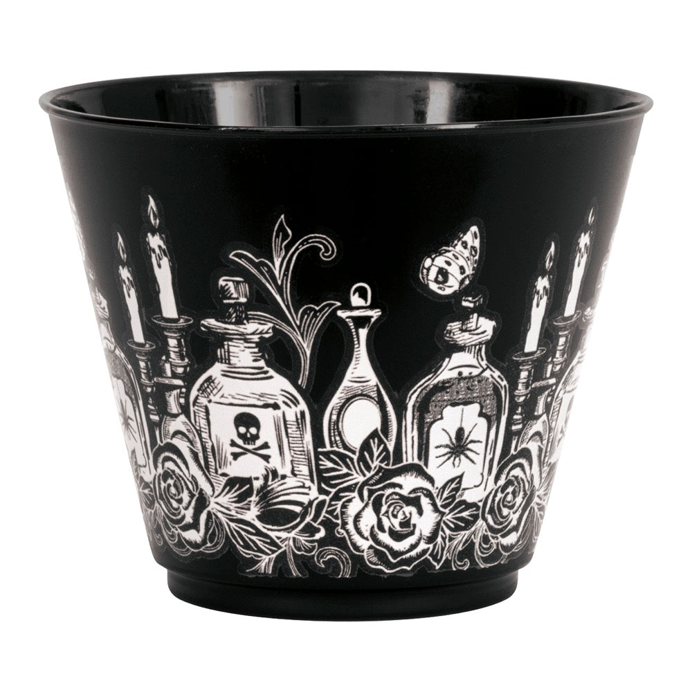 Sketchy Skull Mini 9oz Reusable Plastic Tumblers 8ct