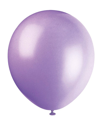 12in Packaged Latex Balloons 10ct - Lavender