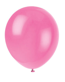 12in Packaged Latex Balloons 10ct - Bubblegum Pink