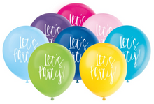 Let's Party 12in Latex Balloons 8ct