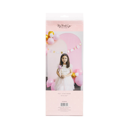 Princess Puffy Felt Wand Set 4ct