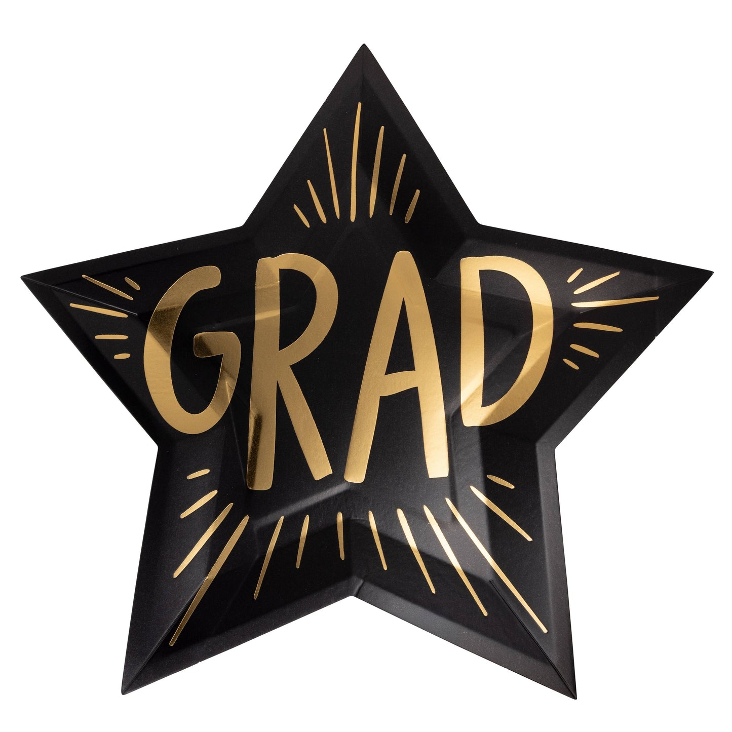Grad Star Shaped Plates 8ct