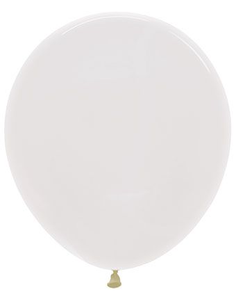 18in Helium Inflated Latex Balloon - Crystal Clear (Sempertex)