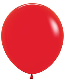 18in Helium Inflated Latex Balloon - Fashion Red