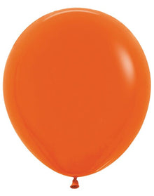 18in Helium Inflated Latex Balloon - Fashion Orange