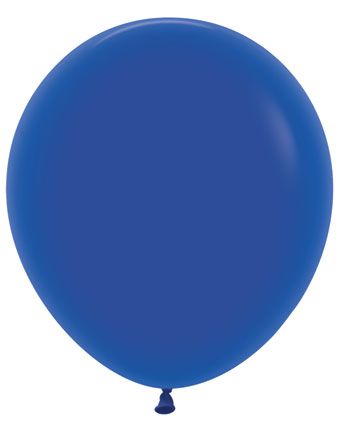 18in Helium Inflated Latex Balloon - Fashion Royal Blue