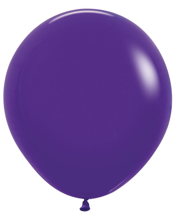 18in Helium Inflated Latex Balloon - Fashion Violet
