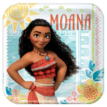 Disney Moana 9in Square Plates 8ct