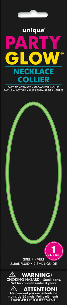 Green Glow Necklace 20in