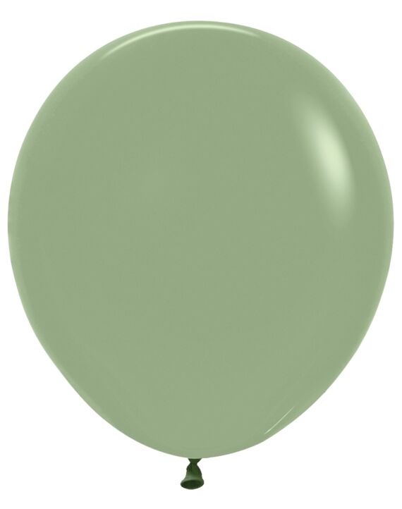18in Helium Inflated Latex Balloon - Eucalyptus