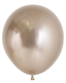18in Helium Inflated Latex Balloon - Reflex Champagne