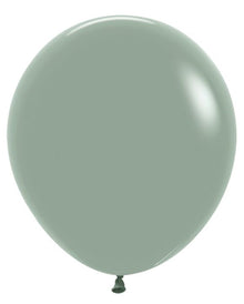 18in Helium Inflated Latex Balloon - Pastel Dusk Laurel Green