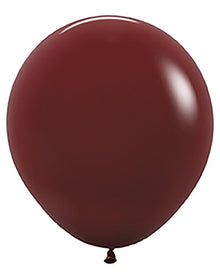 18in Helium Inflated Latex Balloon - Merlot