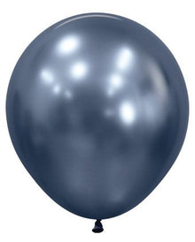 18in Helium Inflated Latex Balloon - Reflex Galaxy Blue (Sempertex)