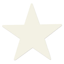 Foil Star Cutout 5in - White