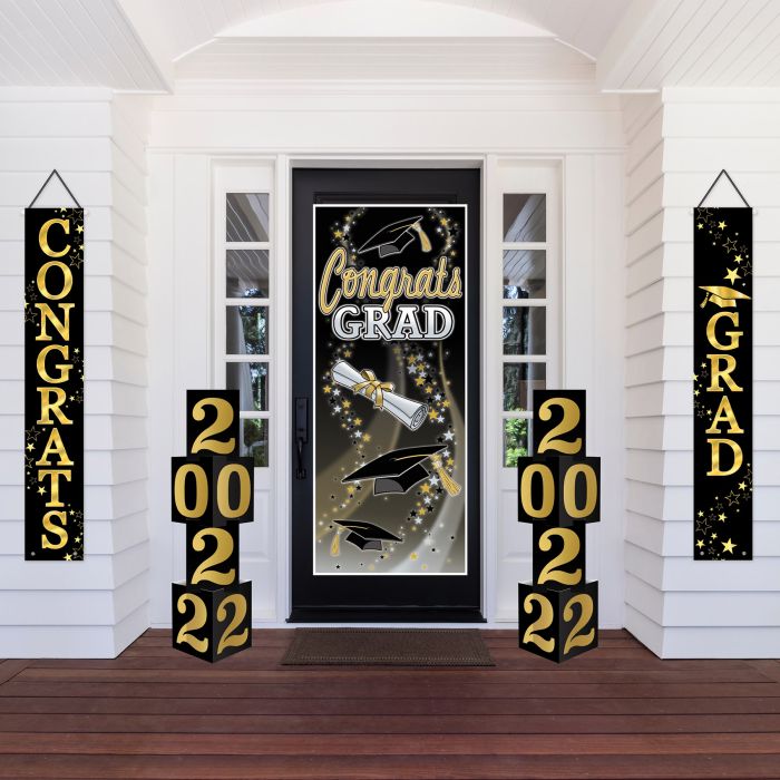 Congrats Grad Fabric Door Panel Set