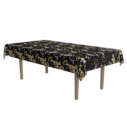 Graduation Metallic Table Cover 54" x 108"