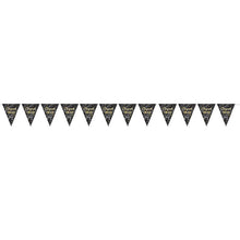 Metallic Congrats Grad Pennant Banner
