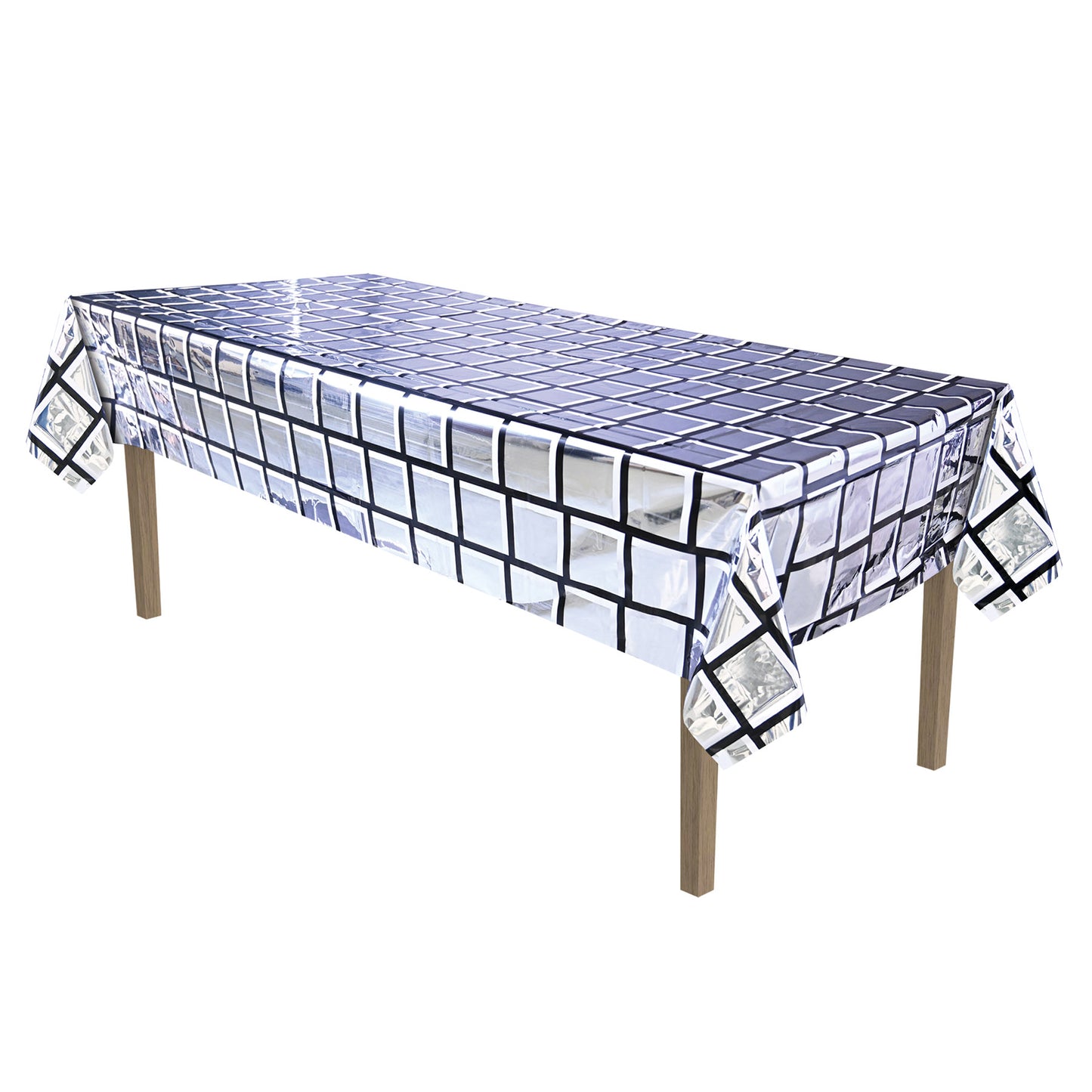 Metallic Disco Ball Table Cover 54" x 108"