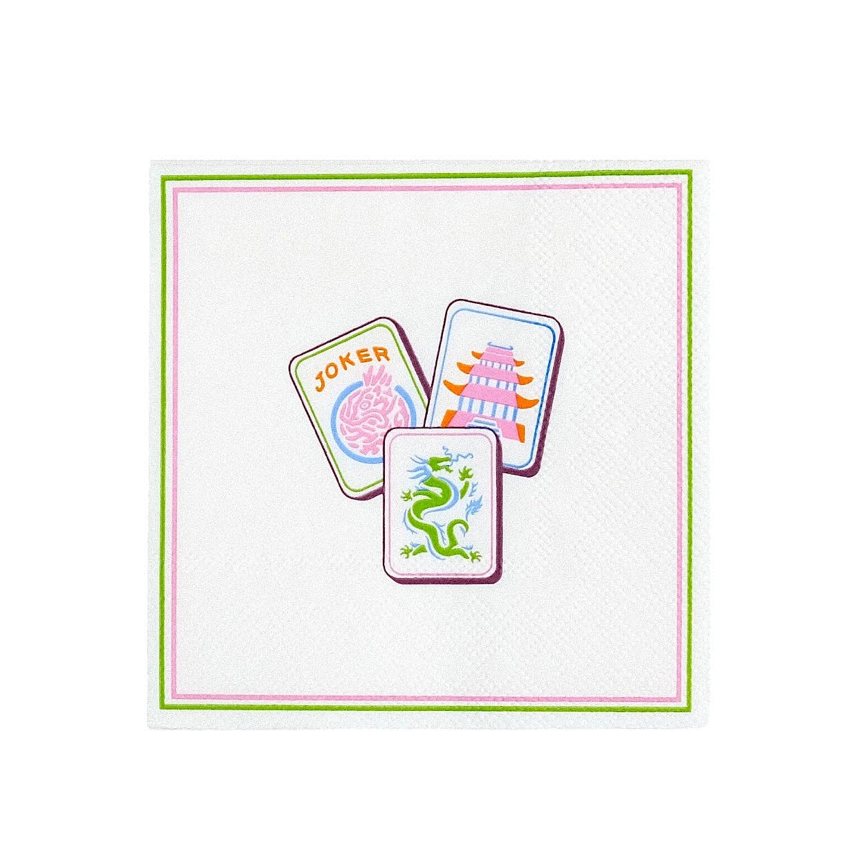 Mahjong Cocktail Napkins 16ct