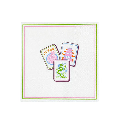 Mahjong Cocktail Napkins 16ct