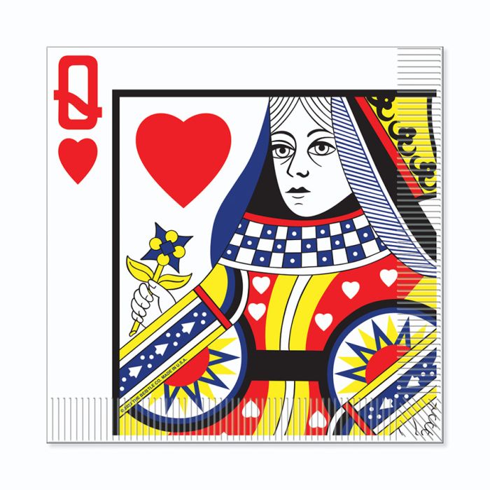Queen Of Hearts Lunch Napkins 16ct