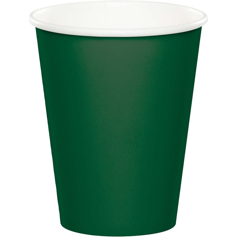 Hunter Green Hot/Cold Cups 9 oz. 24ct