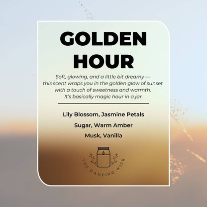 New Grandparent Gift Candle / Golden Hour