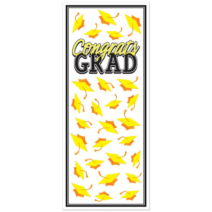 Congrats Grad Door Cover - Yellow