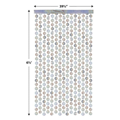 Metallic Disco Ball Curtain