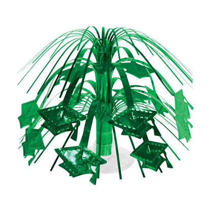 Grad Cap Mini Cascade Centerpiece - Green