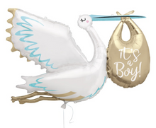 Stork It's a Boy 29in Mylar Balloon
