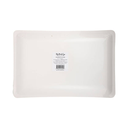 Pickleball Court Shaped Paper Plates 8ct