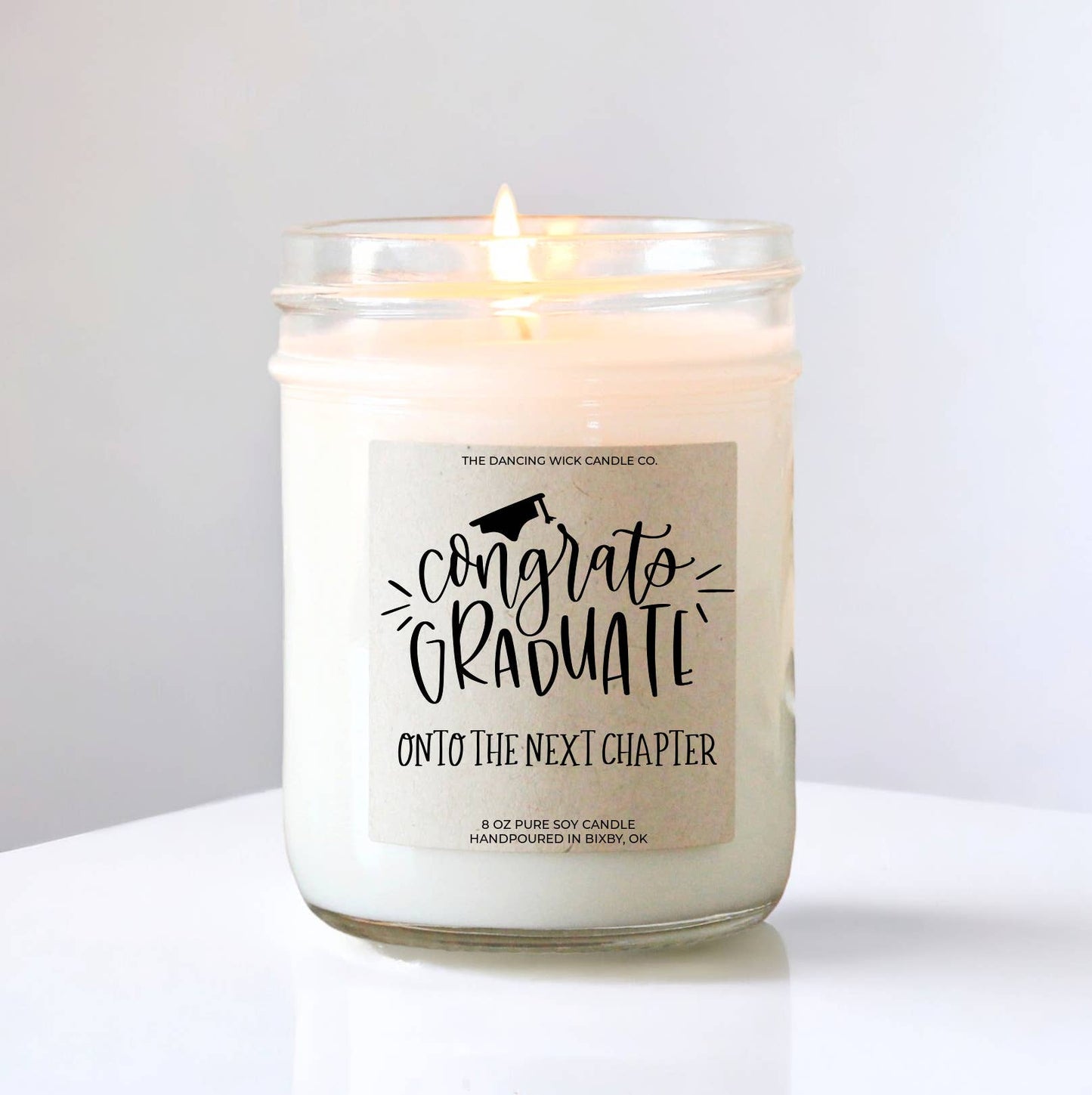Congrats Grad Candle | Graduation Gift | Soy Candle