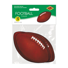 Mini Football Cutouts 10ct