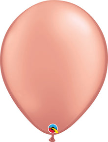 16in Helium Inflated Latex Balloon - Rose Gold