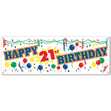 21st Birthday Banner