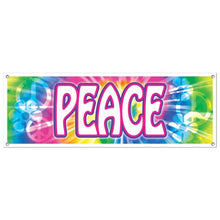 60’s Peace Sign Banner