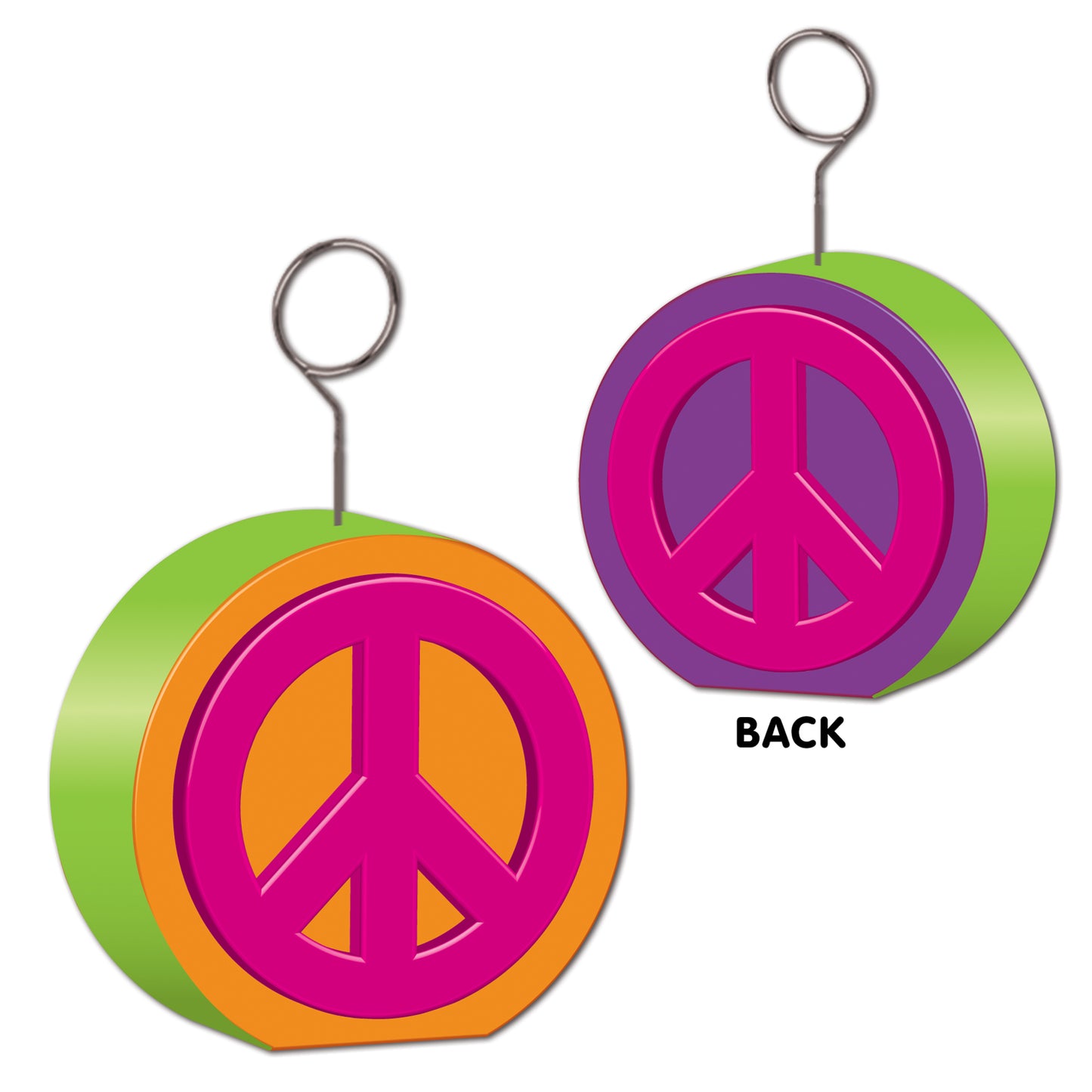 Peace Sign Photo/Balloon Holder