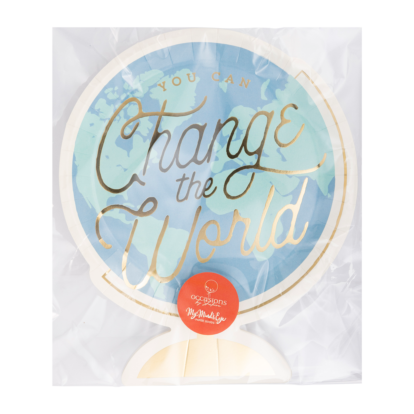 Occasions By Shakira - Back To School Globe Paper Plates 8ct