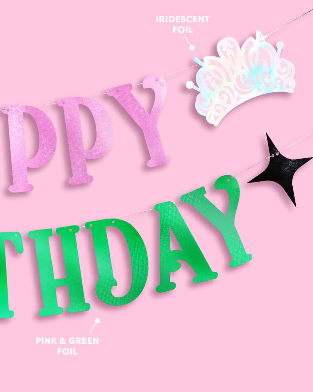 Happy Birthday Witch Banner